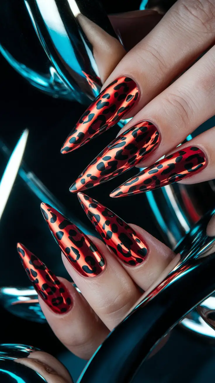 Red Leopard Chrome (That Came From The Future)