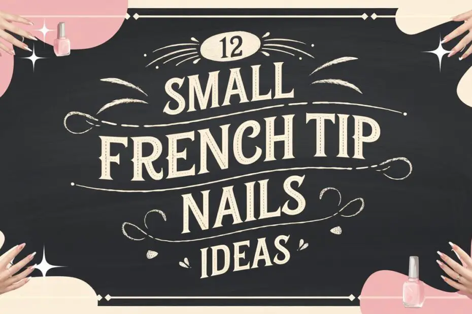 Small French Tip Nails