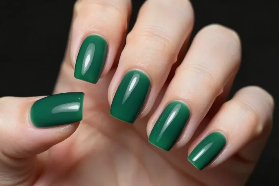 7 Dark Green French Tip Nails That Look Luxe Without Trying