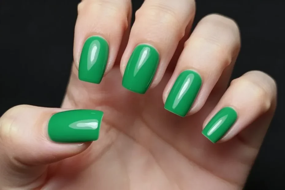 7 Green Acrylic Nails You’ll Want Screenshot-Ready Immediately—Trust Me