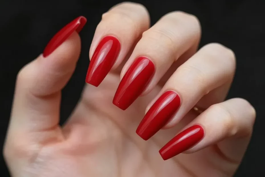 5 Red Long Nail Ideas That Look Luxe And Break The Internet