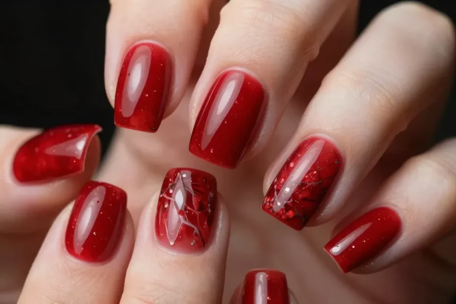 5 Red Marble Nail Ideas That Look Expensive Without Trying
