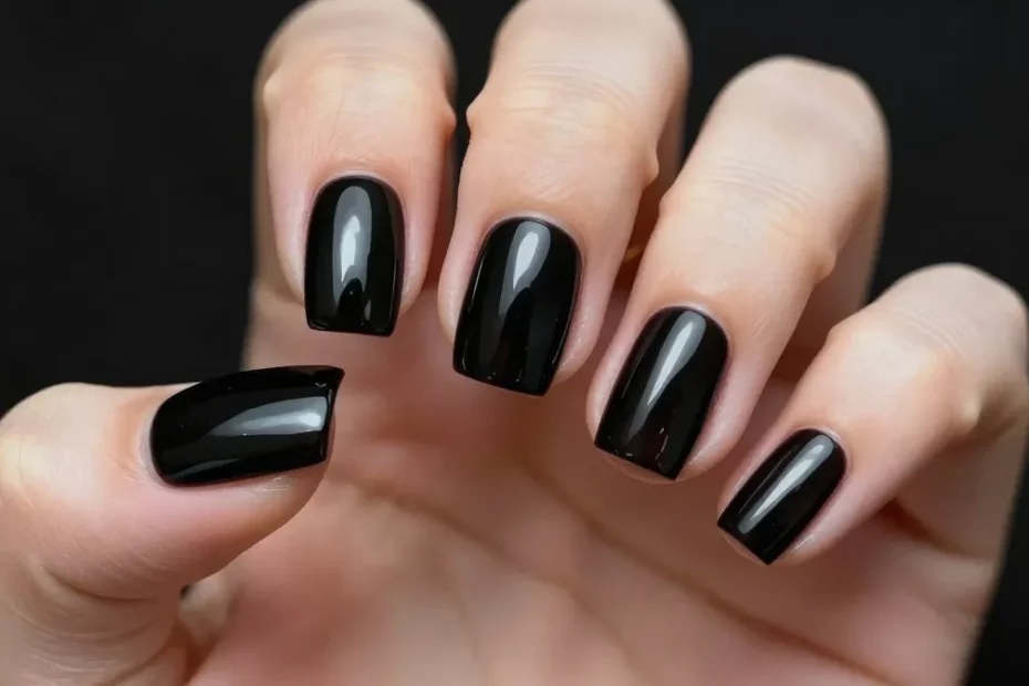 5 Black Square Nail Ideas That Look Luxe Without Trying