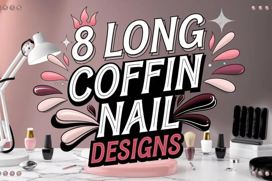 Long Coffin Nail Designs