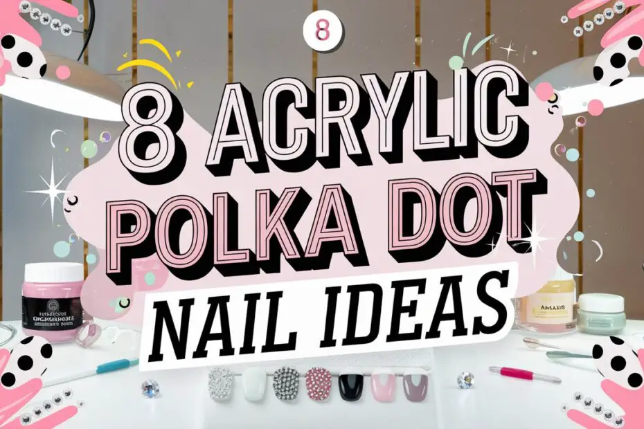 Acrylic Polka Dot Nail Ideas