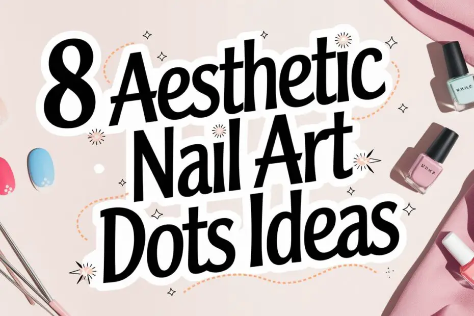 Aesthetic Nail Art Dots Pinterest Ideas