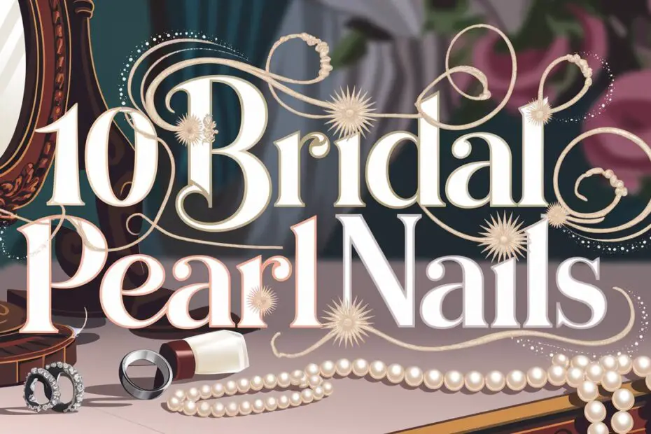 Bridal Pearl Nails