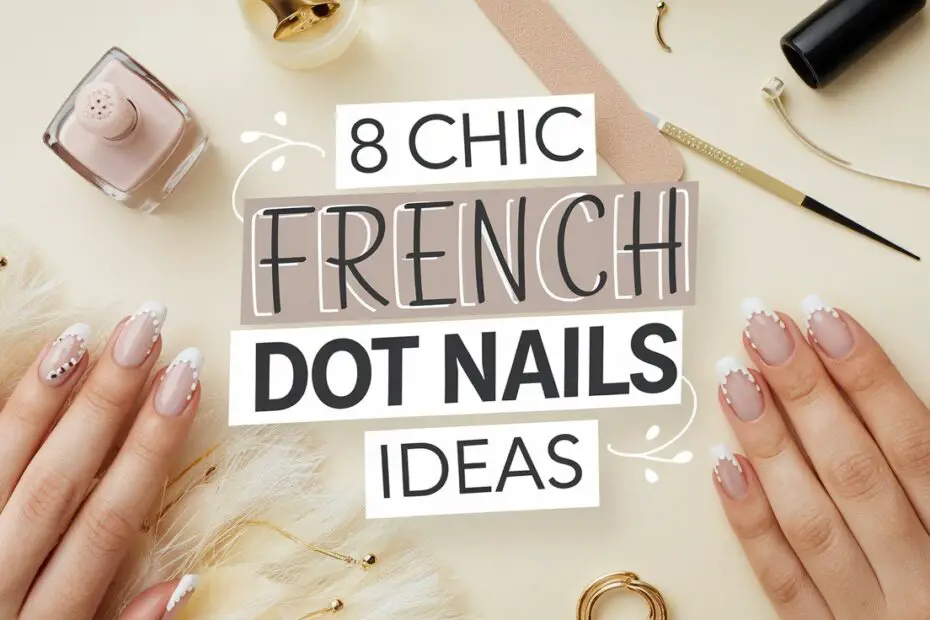 Chic French Dot Nails Ideas