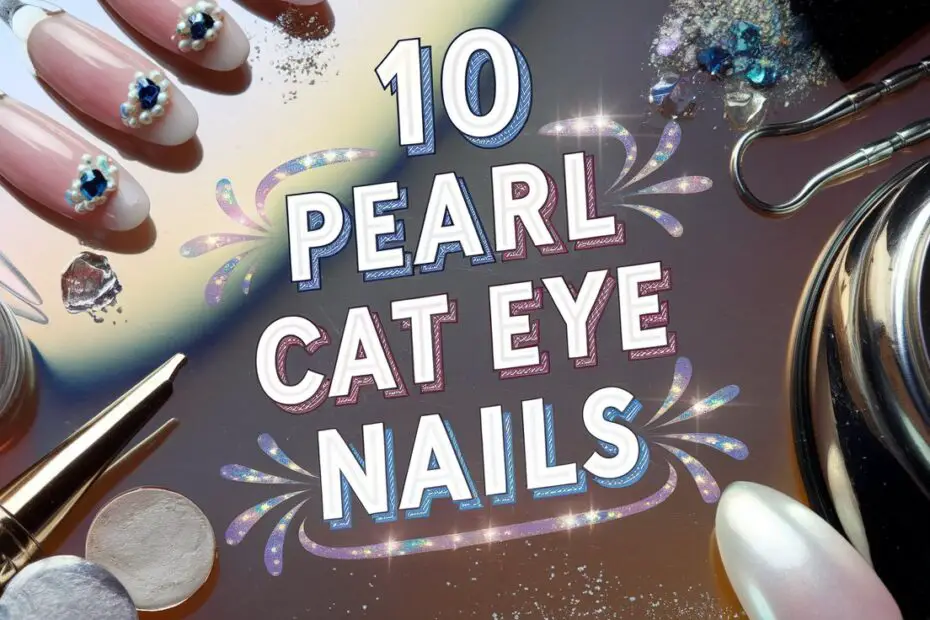 Pearl Cat Eye Nails