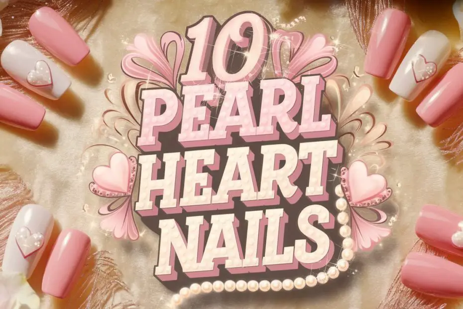 Pearl Heart Nails