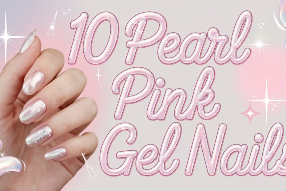 Pearl Pink Gel Nails