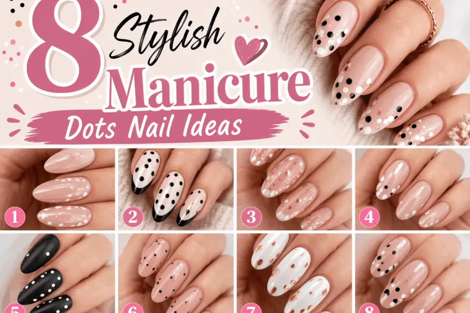 Stylish Manicure Ideas Dots Nail Ideas