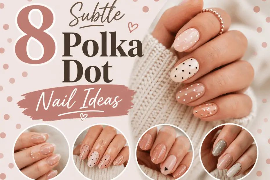 Subtle Polka Dot Nail Ideas (2)
